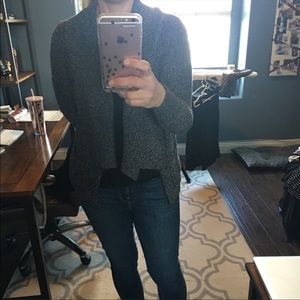 Express open front sweater.